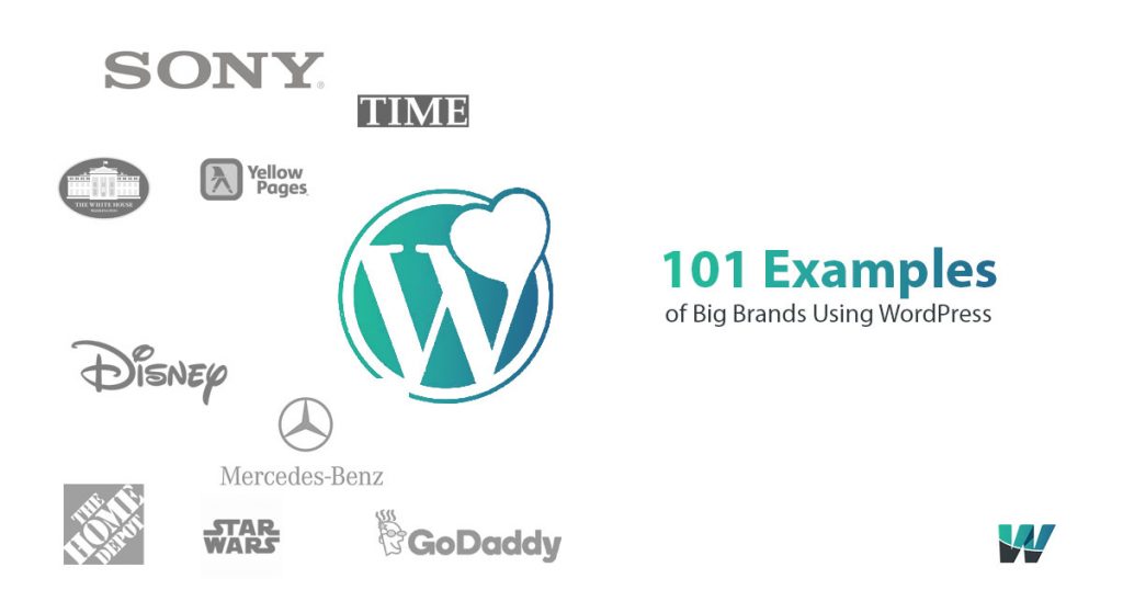 Examples of Big Brands using WordPress